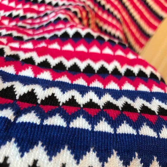 Striped Knit Flare Dress - Picture 2 of 4